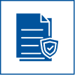 Document icon with a security shield.